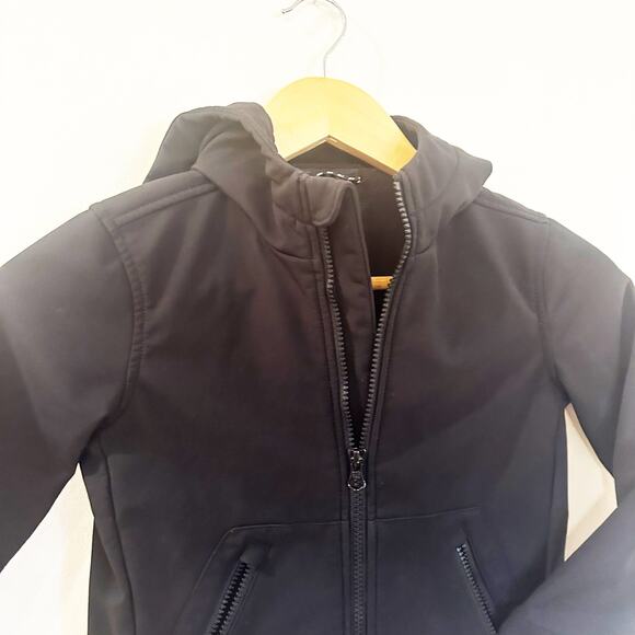 Gap Black Windbreaker Jacket sz XS Unisex Gap Wind Buster 2 Jacket sz XS (4-5) - Picture 4 of 6